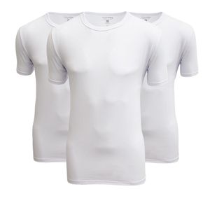 KIT 3 CAMISETAS MASCULINAS MALWEE BRANCO