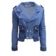 JAQUETA FEMININA JEANS CROPPED AZUL 0