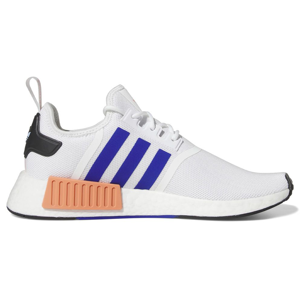 Adidas Nmd R1 Tenis Para Academia Feminino Adidas Adidas Nmd R1 Branco  Feminino Tênis Adidas NMD Branco Rosa