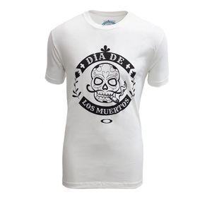 CAMISETA MASCULINA OAKLEY DIA DE LOS MUERTOS SKULL