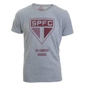 CAMISETA MASCULINA SÃO PAULO ALGODÃO