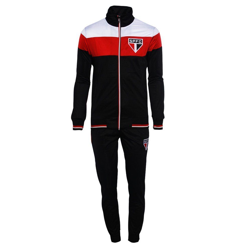 Tracksuit Agasalho Do Spfc Agasalho São Paulo Conjunto Jaqueta E