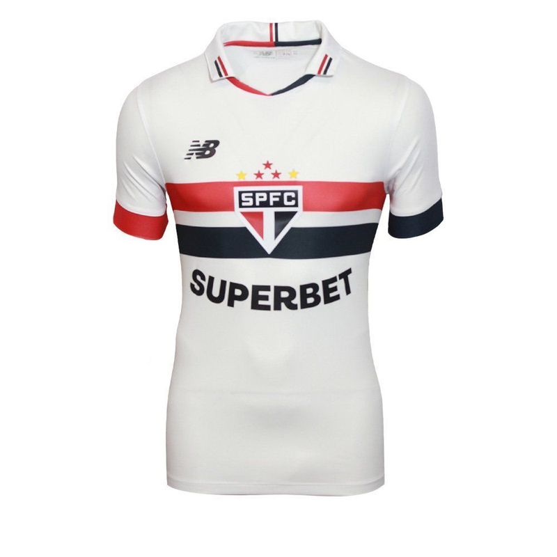 CAMISA MASCULINA NEW BALANCE HOME S O PAULO 2024 JOGADOR 0