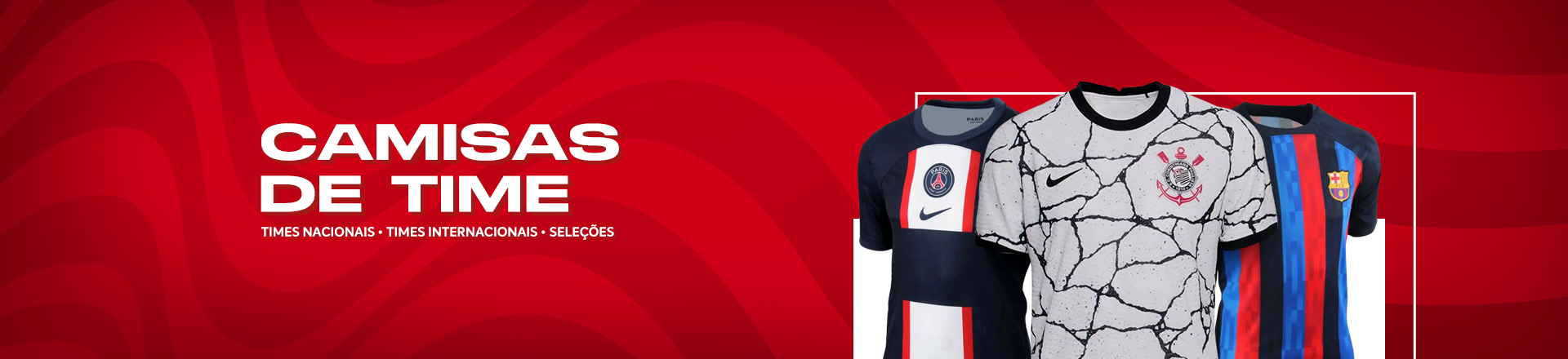 Camisas de time em promoção