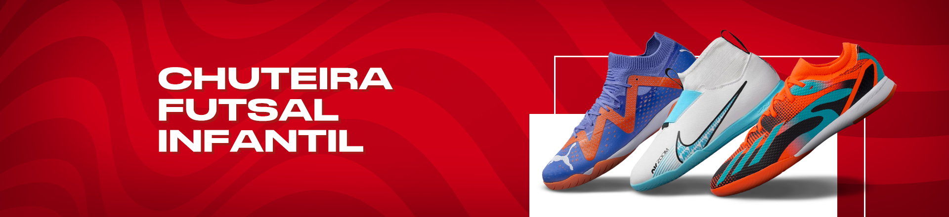 Chuteira futsal infantil em promoção