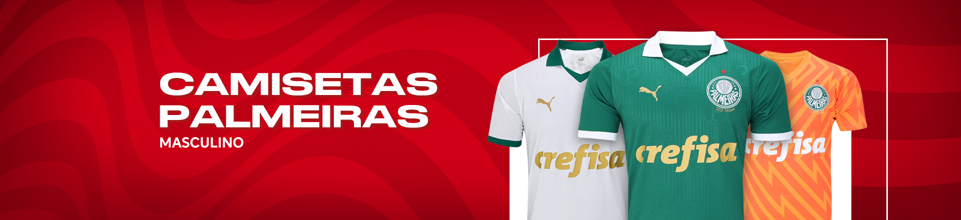 Camisas do Palmeiras em promoção
