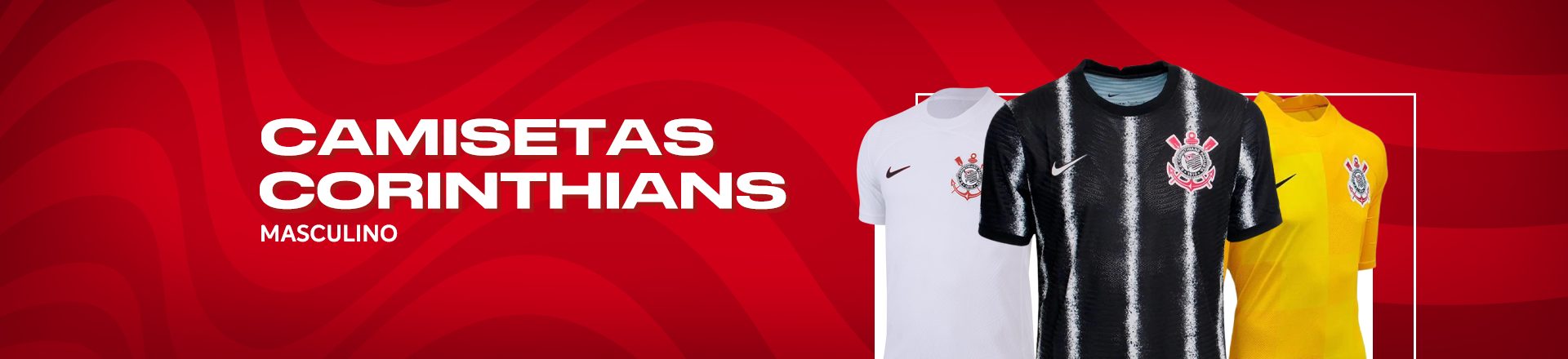 Camisas do Corinthians em promoção
