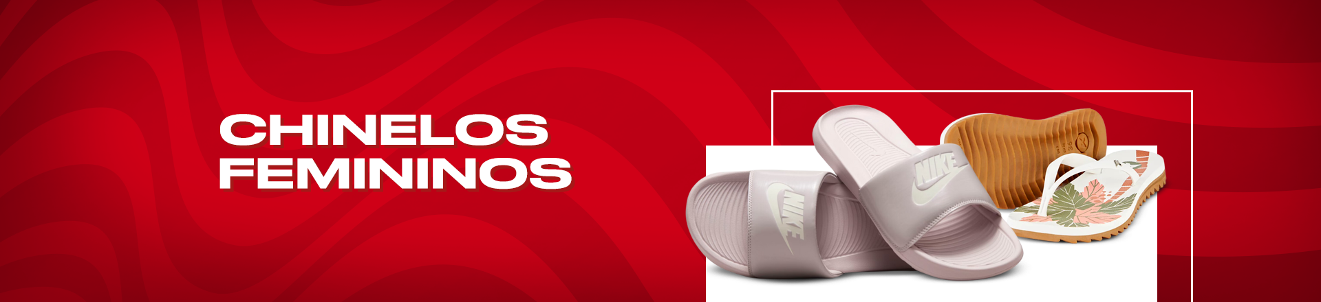 Chinelos femininos em promoção