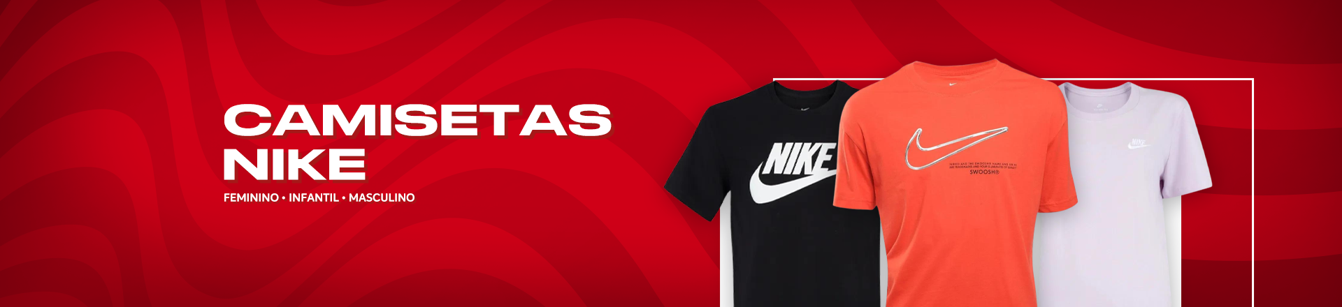 Camisetas Nike em promoção