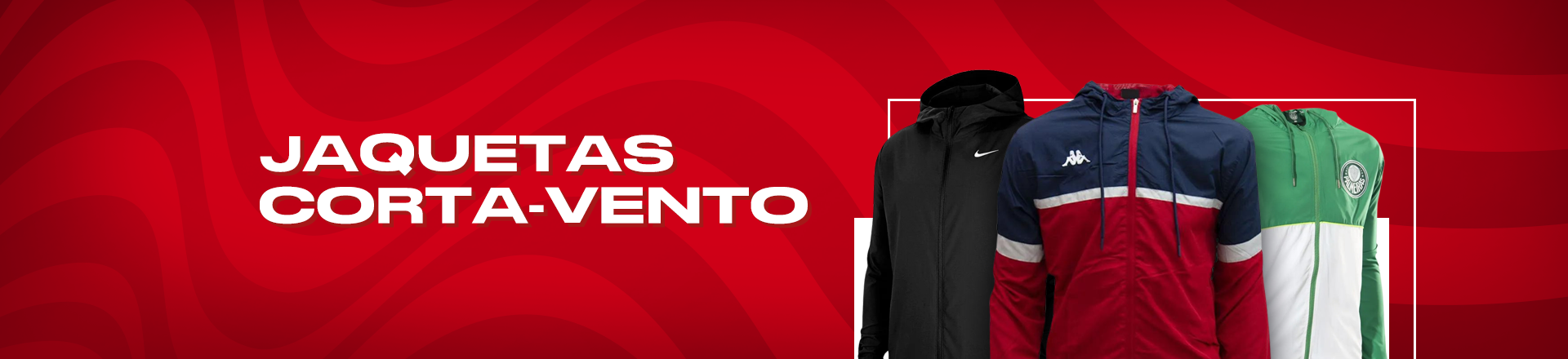 Corta-vento masculina em promoção