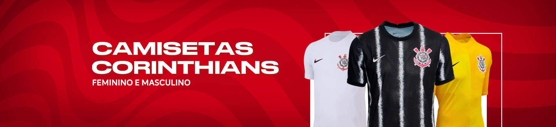 Camisas do Corinthians em promoção