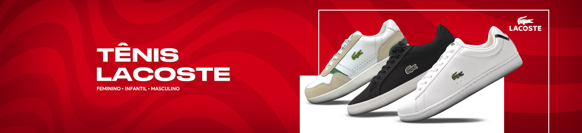 Tênis Lacoste em promoção