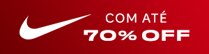 Nike com até 70% OFF